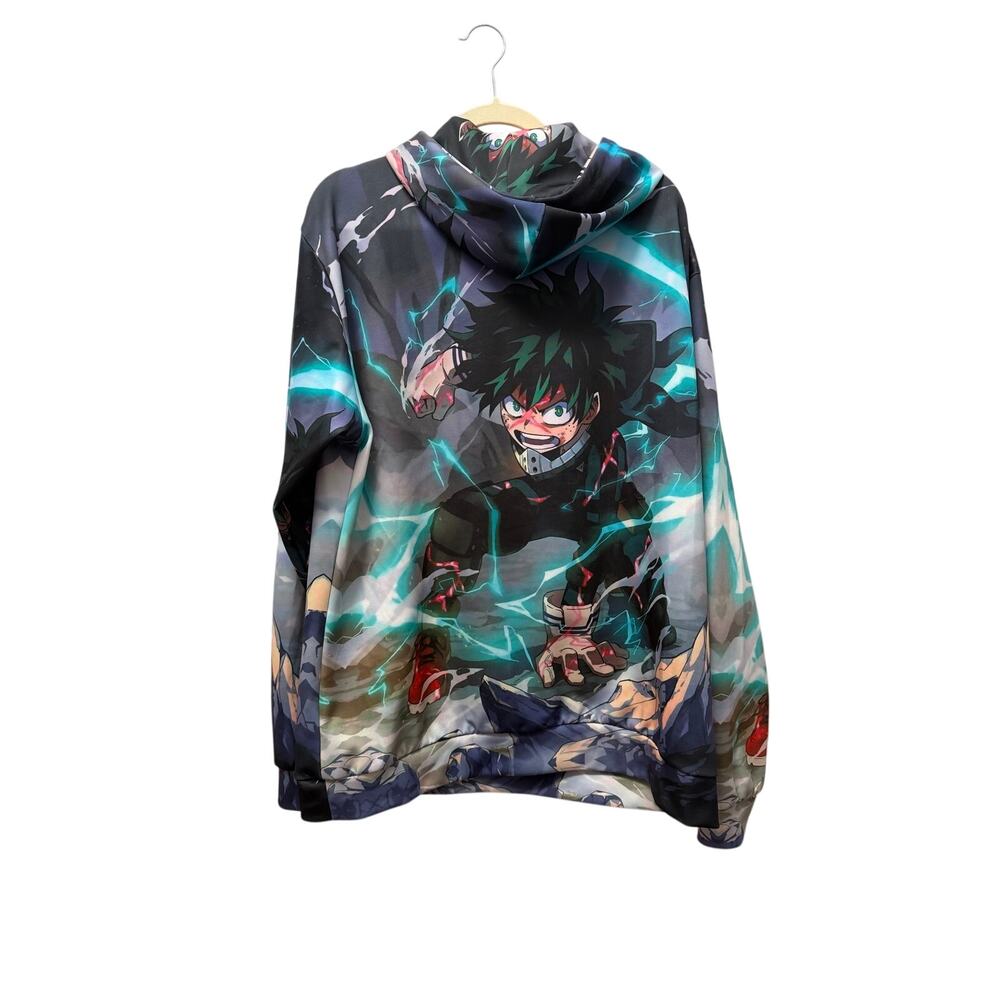 My Hero Academia Deku Full Print Graphic Hoodie XL - Picture 6 of 6